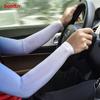 Mangas de Proteção Solar de Verão Transfronteiriças para Mulheres, Condução ao Ar Livre, Anti-UV, Quebra-Sol, Respiráveis, Proteção de Braço para Pesca, Mangas de Seda Gelo