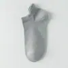 Calcetines Cortos de Verano Finos para Hombre, Algodón Puro, Anti-Olor, Antibacterianos, Calcetines Deportivos de Malla, Absorbentes de Sudor, Transpirables, Protectores de Talón, Calcetines Tobilleros