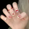 Set de 10 Uñas Azules Ojo de Gato Brillantes Hechas a Mano para una Hija Adinerada, Modernas y Populares, Realza el Cutis y la Elegancia, Uñas Portátiles al por Mayor