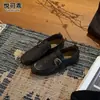 Zapatos Pequeños de Piel para Mujer Estilo Retro Francés de Piel de Cordero Temperamento Adelgazante Versátiles Mocasines Casuales Cómodos Novedad Otoño 2026