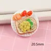Después de Comer la Tabla de Bocadillos, Accesorios Pequeños de Resina DIY, Pegamento de Crema, Dijes para Fundas de Teléfono, Llaveros, Pinzas para el Cabello, Materiales Hechos a Mano