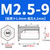SO-M2M3M4M5M6M8 Remache Hexagonal Galvanizado de Agujero Pasante Placa de Presión Tuerca de Chapa Columna Espárrago de Acero al Carbono