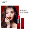 Vibely Lábios Vermelhos Grandes Batom Amor Matte Estilo Chinês Batom de Longa Duração Vermelho Chinês Celebridade da Internet
