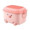 Caja de juguetes para niños, caja de bloques de construcción, caja de acabado para ropa de bebé, caja con polea, caja de almacenamiento para libros y aperitivos