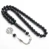 45 Piezas de 10*10mm Resina Color Mixto Cuentas de Oración Pulsera Árabe Cuentas Misbaha Pulsera de Oriente Medio Cuentas de Oración para Uso Diario