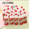 Garrafa de Vinho Pequena Simulada Mista Feita à Mão DIY Estéreo Comida Brinquedo Garrafa de Bebida Acessórios de Resina Brinquedos para Crianças Pequenos Enfeites
