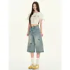 Jeans con Diseño Bordado de Cachorro para Mujer, Azules Vintage Versátiles de Moda Pantalones Cortos, Cómodos Adelgazantes de Verano Pantalones de Pierna Ancha de Longitud Media