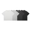 Ropa para Hombre Beijie Marca de Moda Americana Verano 2025 Nuevo Estilo Camiseta de Manga Corta Color Sólido 320g Lavado Pesado Versión Limpia para Hombre