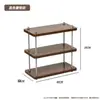 Estante de Almacenamiento Estilo Medieval, Estante para Café de Cocina, Estante de Almacenamiento para Escritorio de Oficina, Estante Divisor, Estantería Pequeña, Portavasos