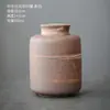 Prateleira de exibição antiga chinesa modelo de casa de sala de chá armário de chá ornamentos porta-chá pote selado de cerâmica cerâmica grossa bule retrô conjunto de chá
