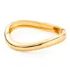 Pulsera Suministro Especial Transfronterizo Venta al por Mayor Nuevo Superficie Lisa Personalidad Forma Irregular Joyería de Mano Retro Temperamento Metal Pulido Superficie Lisa Pulsera para Mujer