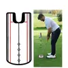 Espejo de Putting de Golf para Principiantes para Ayudar a la Postura Correcta Espejo de Putting Acrílico Entrenamiento de Práctica de Putting de Golf