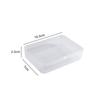 Caja de Almacenamiento de Tarjetas Transparente de Escritorio para Objetos Pequeños Misceláneos Caja de Almacenamiento con Tapa Caja de Almacenamiento Tipo Cajón para Tarjetas Caja Organizadora