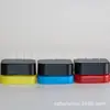 Venta al por mayor del fabricante Botella de vidrio transparente de 9 ml con tapa de rosca Botella de cáñamo Se puede imprimir con logotipo Botella portátil sellada para pasta de tabaco Botella de crema