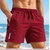 Exclusivos de Tallas Grandes Europeos y Americanos Transfronterizos Verano Hombres Secado Rápido Pantalones Cortos Deportivos Seda de Hielo Sueltos Running Fitness Entrenamiento