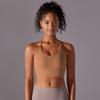 Nuevo Nylon Cepillado Doble Cara Color Sólido Hermoso Espalda Cruzada Sling Deportivo para Correr Fitness Yoga Ropa Deportiva Sujetador Deportivo para Mujeres