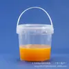Cubo de Plástico Tipo Bolsa Gruesa de 2.5 Litros de Grado Alimenticio con Tapa, Cubo para Vino de Arroz, Cubo para Snacks, Frutas, Té, Cubo de Embalaje para Llevar Marinado Crudo