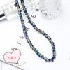 Cuentas Planas de Cristal Transparente de 4 mm para Pulseras Personalizadas DIY, Accesorios de Joyería, Materiales para Cuentas, Al Por Mayor en Stock