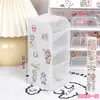 Almacenamiento de Escritorio Contenedor de Bolígrafos Caja de Almacenamiento de Escritorio Escolar Adornos de Aprendizaje para Niños Cosméticos Cubo de Bolígrafos Simple Niña Multifuncional