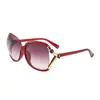 Nuevas Gafas de Sol de Moda con Cabeza de Zorro para Mujer Anti-UV Tendencia Personalidad Versátiles Redondas Adelgazantes para la Cara Venta al por Mayor