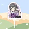 Puella Magi Madoka Magica Placa de Pegada Grande em Formato de Leque Mercadoria de Suporte para Shows Estilo Igual ao do Tiktok