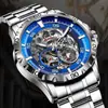 Exclusivamente para Comercio Exterior, el Nuevo Reloj Mecánico Totalmente Automático para Hombre de Glenn, Modelo de Tendencia para Hombre 8687