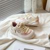 Zapatillas Coreanas para Niñas 2025 Nuevas de Nicho Versátiles Sin Contraste Zapatos de Suela Gruesa para Niños Medianos y Grandes Zapatos Blancos Zapatos de Pan