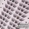Pueblo de Mejores Amigos Miel Princesa Pestañas Postizas Estilo Coreano Pestañas Claras y Distintas Realistas Suaves Naturales Segmentadas Individuales