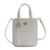 Bolsa de Teléfono Móvil de Alta Gama Estilo Coreano para Mujer Verano 2025 Simple Nicho Versátil Granulada Casual Bolso de Hombro Cruzado