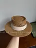 Sombrero de Paja Hueco Estilo Coreano Banlicat para Mujer 2026 Nuevo Sombrero de Sol para Vacaciones en la Playa