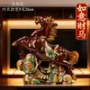 Adorno de Caballo Tang Sancai de Luoyang, Decoración de Caballo de la Fortuna, Caballo Atractor de Riqueza para Oficina y Hogar, Artesanía de Cerámica del Año del Caballo