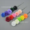 Simulação PE Rosa de Espuma de Galho Único Adereços de Tiro Noiva Segurando Layout de Cena de Casamento Guirlanda DIY com Flores