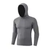 Sudadera con capucha para hombre de secado rápido para exteriores transfronteriza de Amazon Top deportivo de cuello bajo con protección solar de Aliexpress Dropshipping
