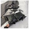 Bolso de estilo japonés y coreano para mujer, de PU suave con textura, bandolera de hombro con cinturón decorativo, novedad primavera 2024