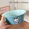 Bacia Lavatório Fofa Doméstica Dormitório Estudantil Bacia de Lavanderia Cozinha Bacia para Lavar Legumes Plástico Espesso Infantil Bacia para Pedicure