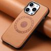 Adequado para iPhone 18 Promax Carregamento Sem Fio Capa de Couro para Celular Capa Protetora Magnética Magsafe Samsung S25U