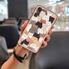 Para MOTO Celular Caso À Prova de Poeira Silicone Dos Desenhos Animados Bonito Simples Casal Vermelho Nova Personalidade Feminina Cor Sólida Soft Case