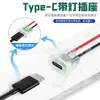 LN-03 Puerto C TIPO-C 2P conector hembra impermeable de inyección directa de presión puerto de carga transparente para teléfono móvil para uso en automóvil