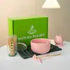 Juego de Té Matcha Tazón Japonés de Matcha con Pico Tazón de Gato Batidor de Té Soporte Venta al por Mayor Suministro Transfronterizo