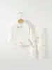 Macaco coelho bebê algodão cueca gola alta duas peças cintura alta proteção da barriga virilha desenho animado roupas de casa