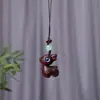 Selección de Adornos de Ciervo de Tallado Creativo en Madera de Tuya Sándalo Comiendo Ciervo de Ensueño Llavero Creativo Mango Juega Un Ciervo para Ti
