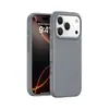 Funda Real de Silicona Líquida para Teléfono Móvil Adecuada para Apple Iphone17 Ventana Grande Color Puro Aire Integrado Botón de Cámara Pro