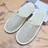 Pantuflas Desechables de Hotel, Pantuflas de Verano de Algodón y Lino con Suela de Lona Antideslizante, Hotel Salón de Belleza B&B Hospitalidad al por Mayor