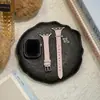 Correa Adecuada para Apple S12Iwatch Colgante Cruzado Ajuste Delgado Lychee S10987Se Pulsera de Muñeca de Moda
