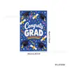 Artículo Caliente Exclusivo Transfronterizo Temporada de Graduación Bandera de Jardín Fondo Azul Globos Fuegos Artificiales Cintas Banner Alegre de Temporada de Graduación
