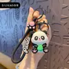 Nuevo Llavero de Panda Femenino Dibujo Animado Lindo Creativo Mejor Amiga Exquisito Colgante para Mochila Escolar Regalo Al Por Mayor Colgante para Coche
