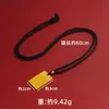 Colgante de Unicornio Chapado en Oro, Retención de Color Duradera, Collar de Bestia Auspiciosa de Aleación de Cobre, Estilo Pareja, Joyería Realista