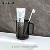 Vaso para Enjuague Bucal de Baño Plástico Hotel Posada Casa de Huéspedes Transparente Vaso para Lavarse Vaso para Cepillo de Dientes Vaso para Cepillarse en Casa