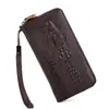 Bolso de mano transfronterizo para hombre, tarjetero de gran capacidad, clutch casual, cartera clásica de moda para mujer, billetera larga para hombre