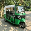 Motocicleta Triciclo Azul a Gasolina Estilo Tuktuk Africano para Turismo, Transporte de Pasajeros, con Toldo y Potencia Fuerte